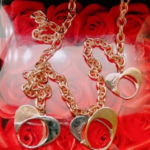 Coach 3 Hearted Chain